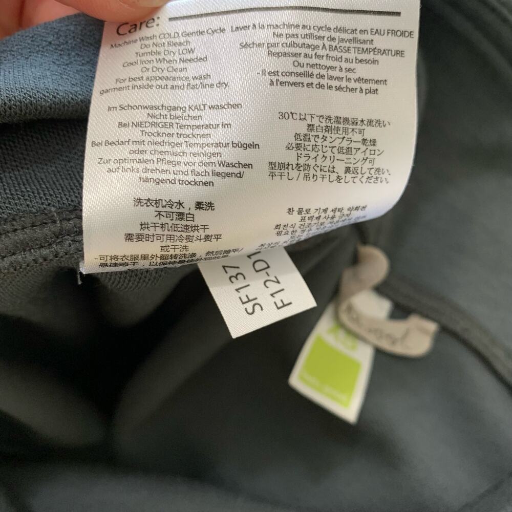 Smartwool Gray Merino Wool Blend Side Slit Pencil Skirt XS - Picture 9 of 9